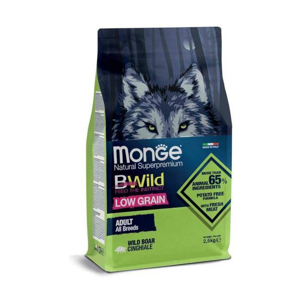 Monge BWild Low Grain Adult Cinghiale 2,5kg Monge BWild Low Grain Adult Cinghiale 2,5kg